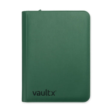 Vault X - 9 -Pocket eXo-Tec® Zip Binder - Metallic Green
