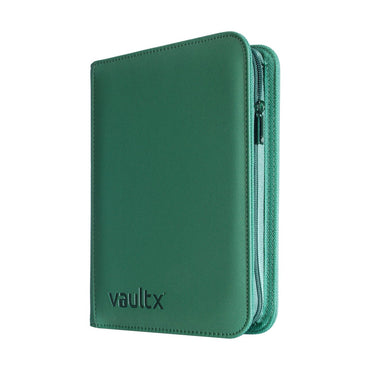 Vault X - 4 -Pocket eXo-Tec® Zip Binder - Metallic Green