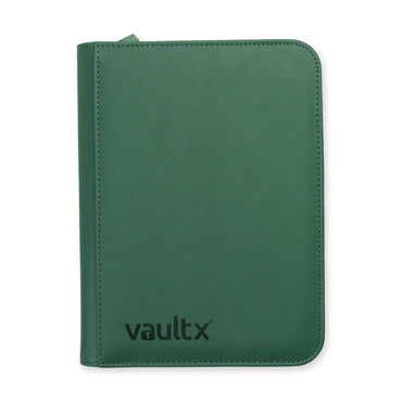 Vault X - 4 -Pocket eXo-Tec® Zip Binder - Metallic Green