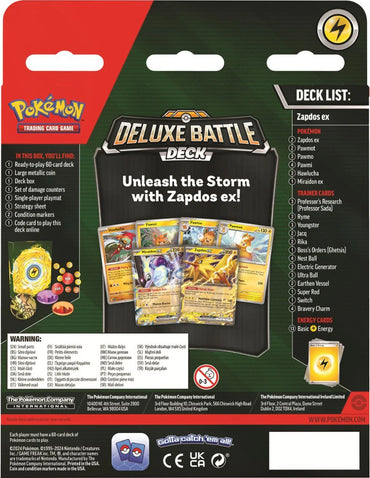 Pokémon TCG: Deluxe Battle Decks - Zapdos Ex