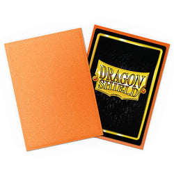 Dragon Shield - Dual Matte Standard Size Sleeves 100pk - Amber