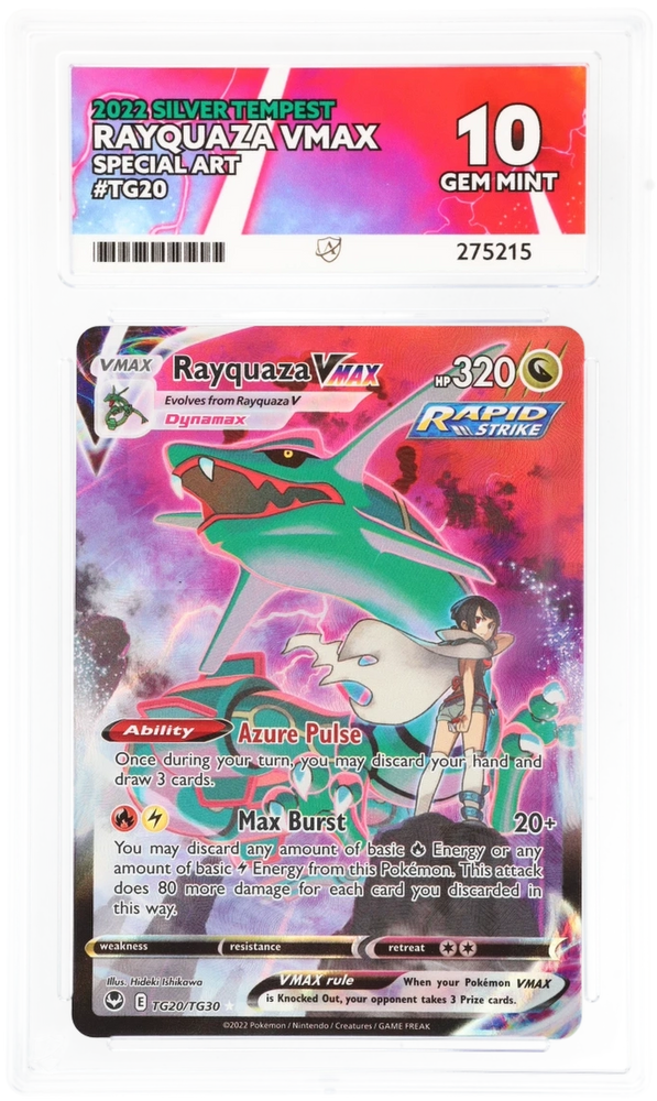 Charizard Vmax - TG20/TG30 - Silver tempest - ACE Graded Card 10 - #275215 - Perfect Sub-Grades