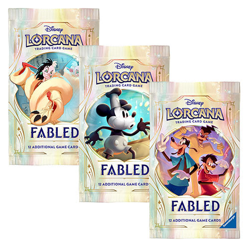 DISNEY LORCANA TRADING CARD GAME – FABLED – BOOSTER PACK