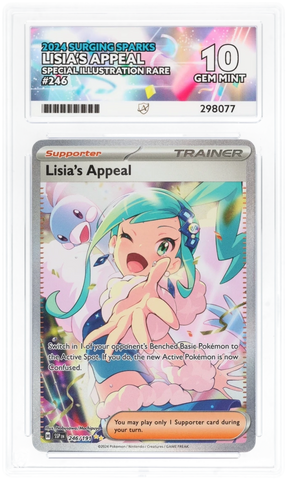 Lisia's Appeal - 246/191 - Surging Sparks - ACE Graded Card 10 - #298077