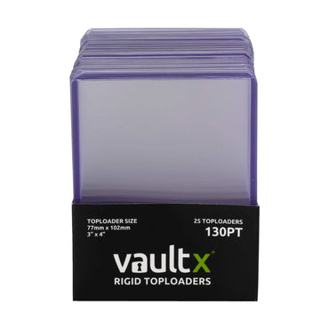 Vault-X Rigid Toploaders 130pt (25 Pack)