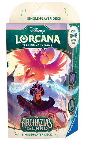 DISNEY LORCANA TRADING CARD GAME – ARCHAZIA'S ISLAND – STARTER DECK - JAFAR AND IAGO