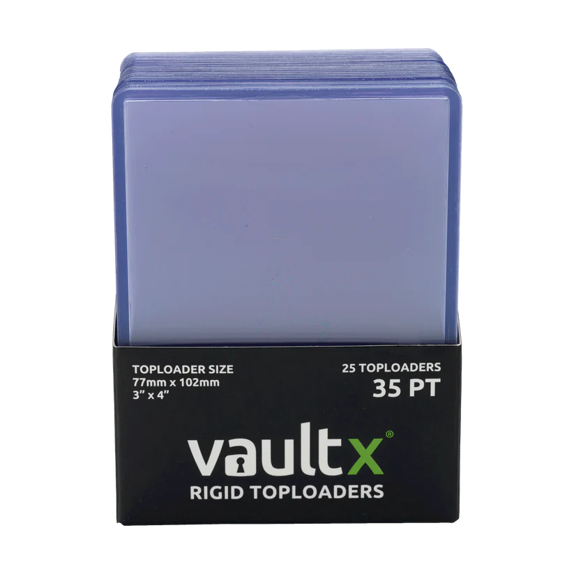 VaultX - Rigid Toploaders 35pt (25 Pack)