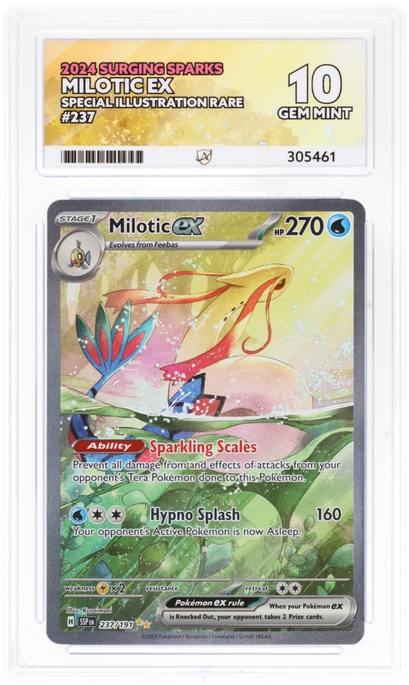 Milotic ex - 237/191 - Surging Sparks - ACE Graded Card 10 - #305461