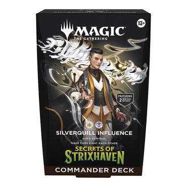 Magic: The Gathering - Secrets of Strixhaven Commander Deck - Silverquill Influence ** Pre-Order 17/4/2026 **