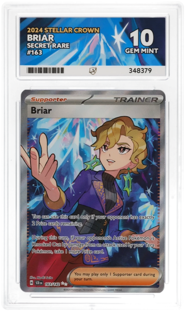 Briar - 163/142 - Stellar Crown - ACE Graded Card 10 - #348379