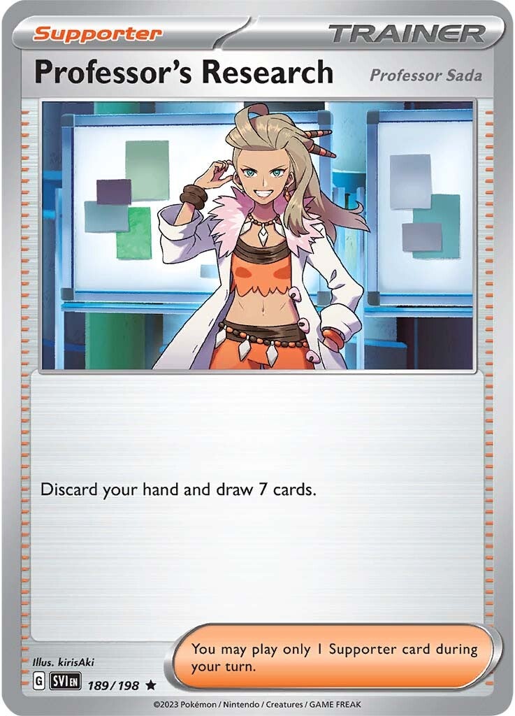Professor's Research (Professor Sada) (189/198) [Scarlet & Violet: Bas