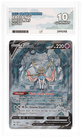 Zacian V - GG48/GG70 - Crown Zenith - Galarian Gallery - Ace Graded Card 9 - #399598