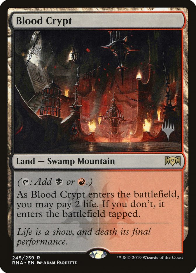 Blood Crypt (Promo Pack) [Ravnica Allegiance Promos]