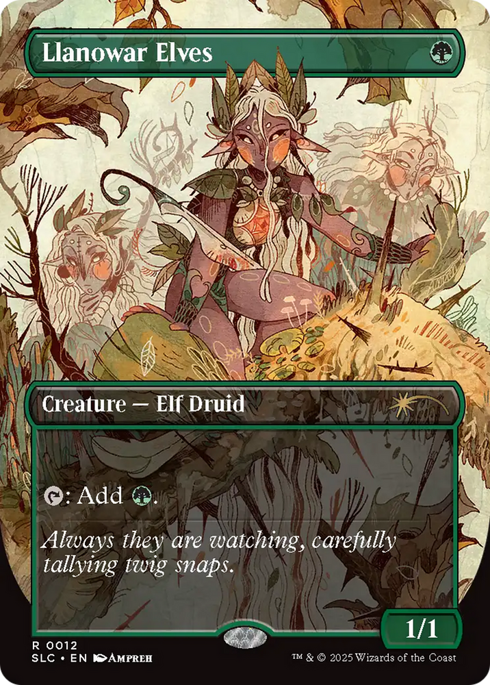 Llanowar Elves [Secret Lair Countdown Kit]