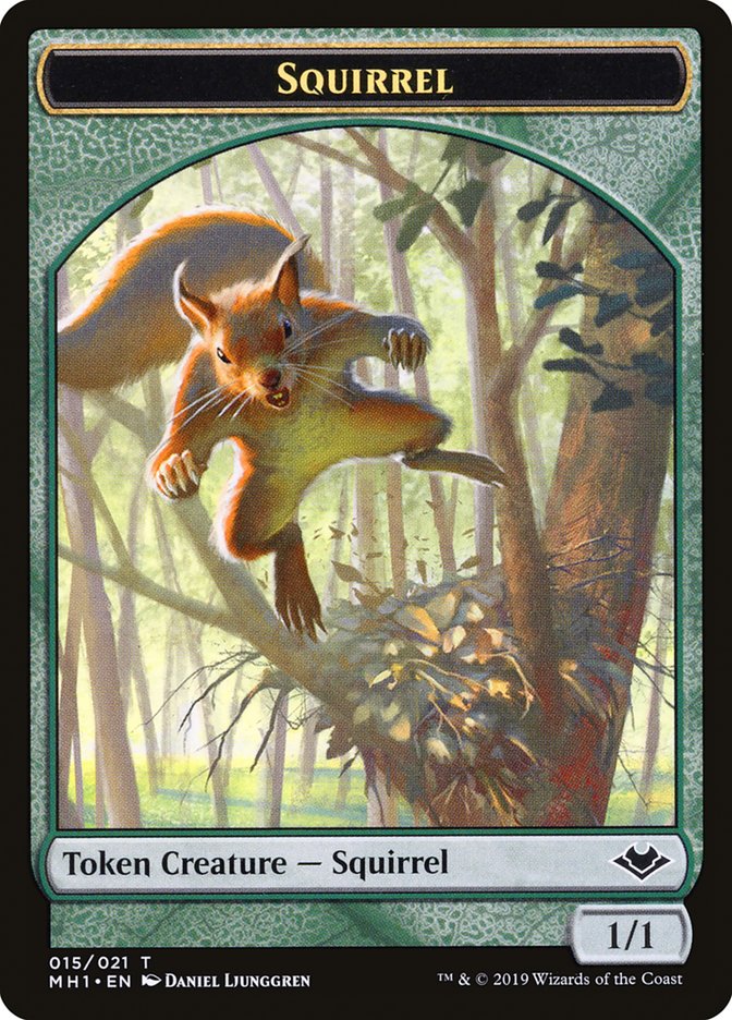 Illusion (005) // Squirrel (015) Double-Sided Token [Modern Horizons Tokens]