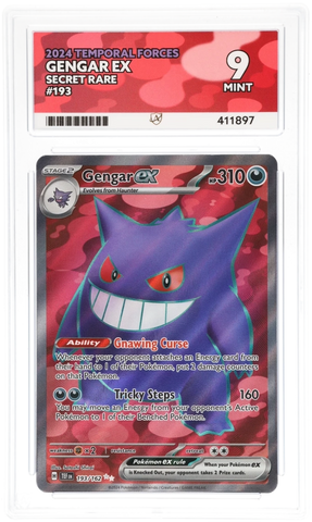 Gengar ex - 193/162 - Temporal Forces - Ace Graded Card 9 - #411897
