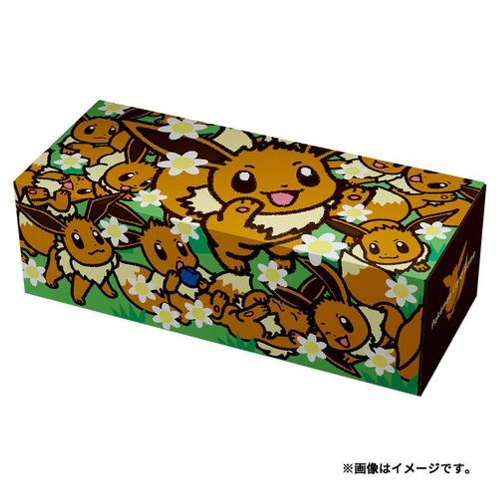 Pokemon Center Pokemon Card Game Long Card Box Eevee Gathering