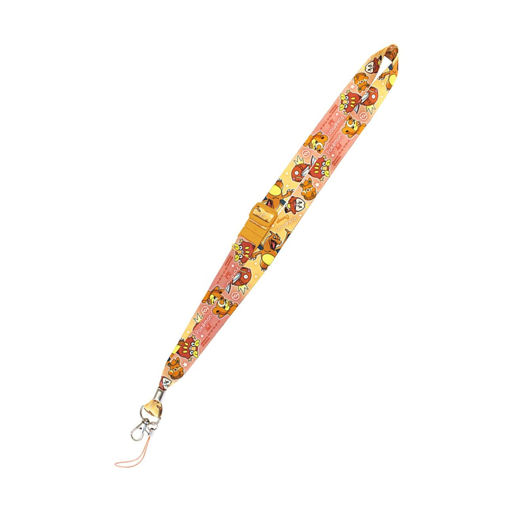 T's Factory Pokemon Neck Strap (Lanyard) Gradation Red And Orange