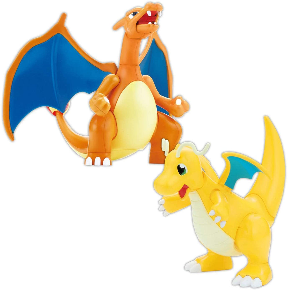 Pokemon - Bandai Pokemon Plamo - Charizard & Dragonite VS Set