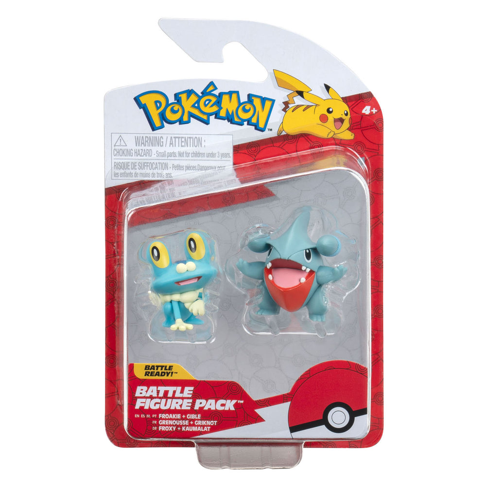 Pokemon - Battle Figure Pack - Froakie & Gible