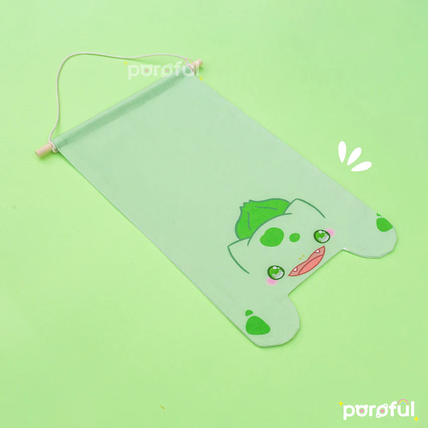 Poroful Pin Banner - Bulbasaur