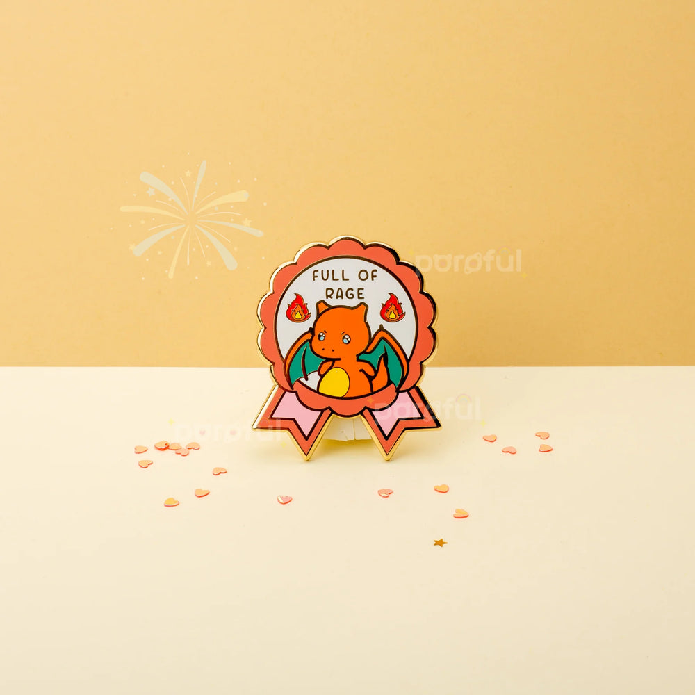 Charizard 'Full of Rage' Pin by Poroful