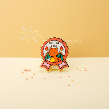 Charizard 'Full of Rage' Pin by Poroful