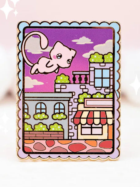 Mew - Sunset Lane - Jumbo Pin by Poroful