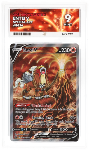Entei V - GG36/GG70 - Crown Zenith - Galarian Gallery - Ace Graded Card 9 - #492799
