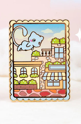 Mew - Gentle Dawn Stroll - Jumbo Pin by Poroful
