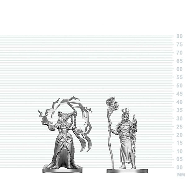 Nolzer's Marvolous Miniatures: Human Druid & Elf Sorcerer ** RELEASES 26/08/2026 **