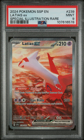 Latias ex - 239/191 - Surging Sparks - PSA Graded Card 9 - #107616578