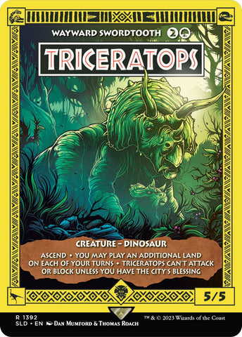 Triceratops - Wayward Swordtooth [Secret Lair Drop Series]