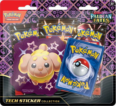 Pokemon TCG: Scarlet & Violet 4.5 - Paldean Fates - Tech Sticker Collection - Fidough