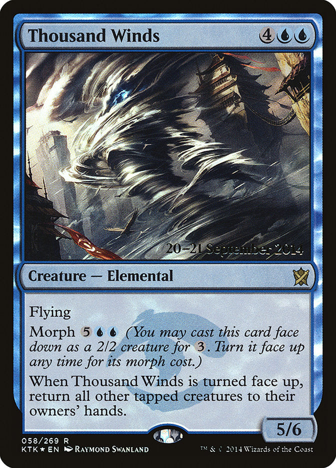 Thousand Winds [Khans of Tarkir Prerelease Promos]