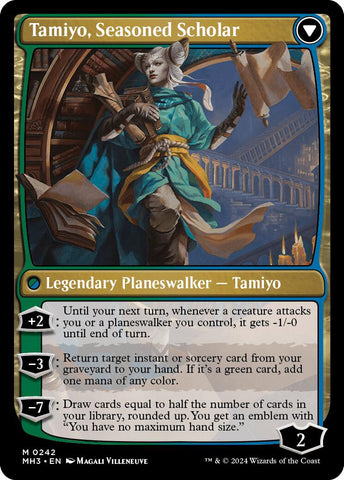 Tamiyo, Inquisitive Student [Modern Horizons 3 Prerelese Promos]