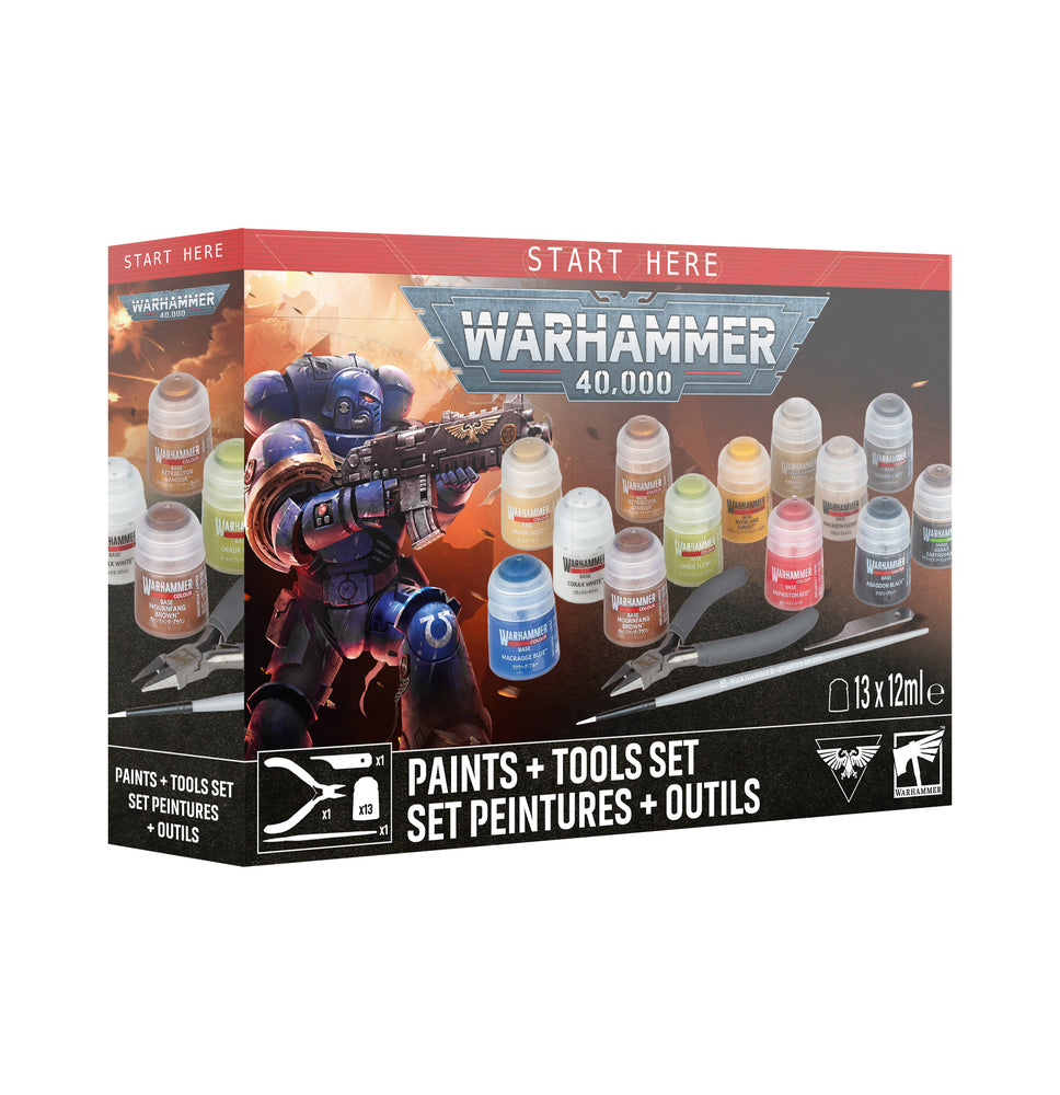 WARHAMMER 40000: PAINTS + TOOLS ** RELEASES 25/07/2025 **