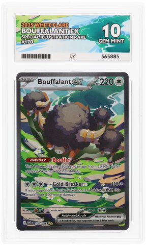 Bouffalant EX - 170/086 - White Flare - ACE Graded Card 10 - #565885