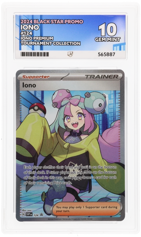 Iono - SVP124 - Black Star Promo - ACE Graded Card 10 - #565887