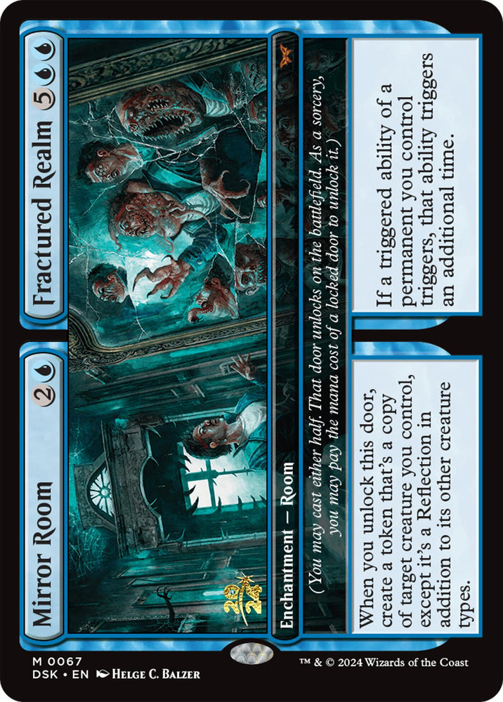 Mirror Room // Fractured Realm [Duskmourn: House of Horror Prerelease Cards]