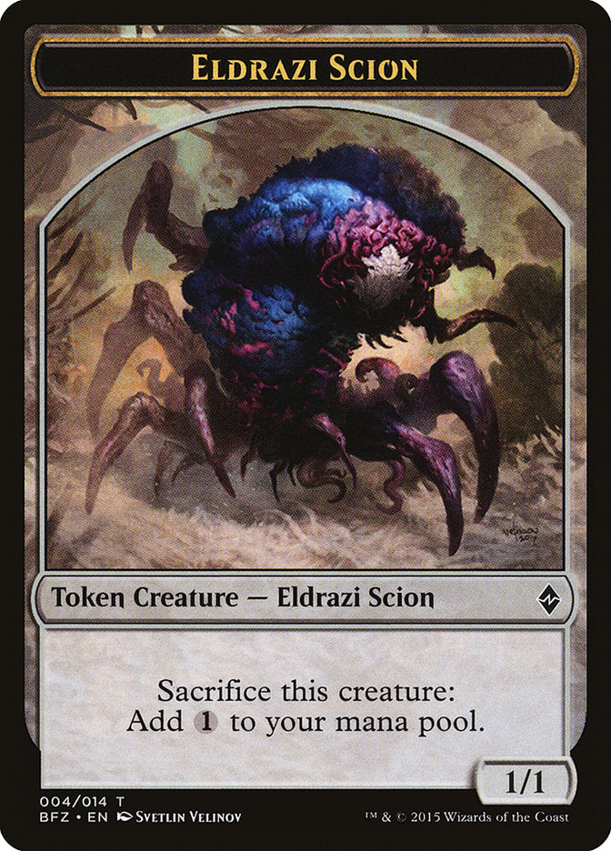 Eldrazi Scion Token (004/014) [Battle for Zendikar Tokens]