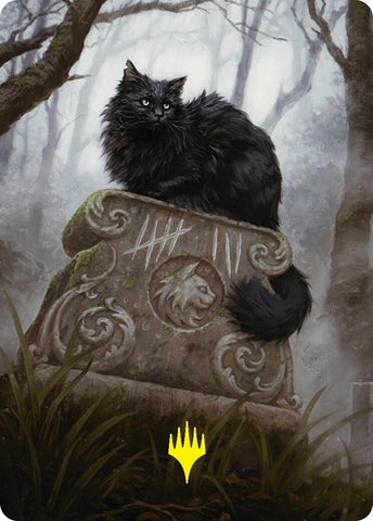 Nine-Lives Familiar 2 Art Card (36/54) (Gold-Stamped Planeswalker Symbol) [Foundations Art Series]