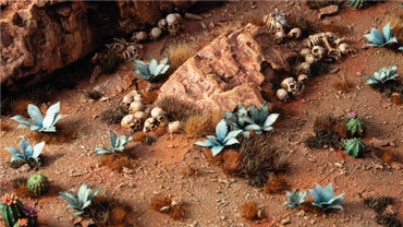 GAMER'S GRASS LASER CUT PLANTS - BLUE AGAVE