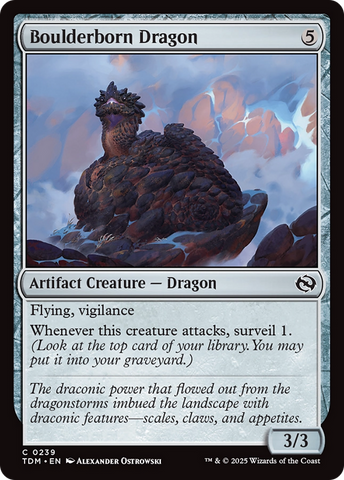 Boulderborn Dragon [Tarkir: Dragonstorm]