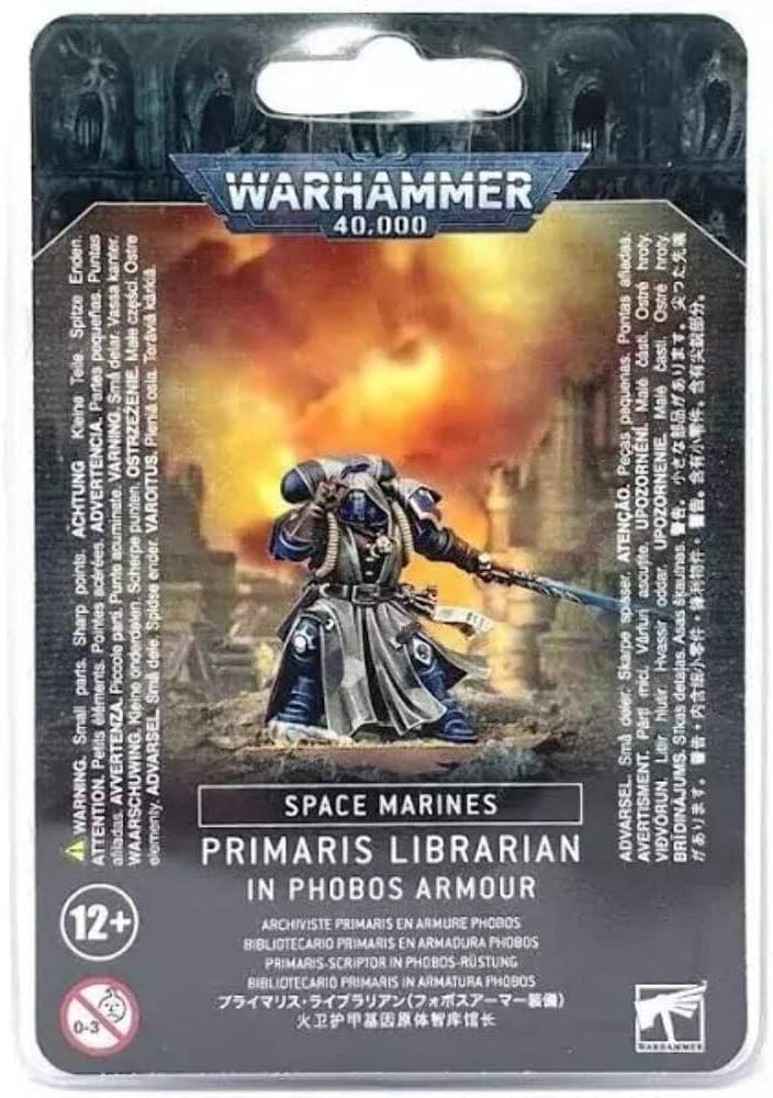 SPACE MARINES: PRIMARIS LIBRARIAN IN PHOBOS ARMOUR