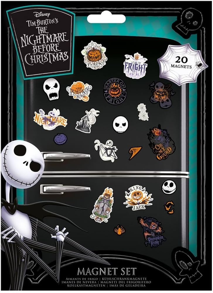 THE NIGHTMARE BEFORE CHRISTMAS MAGNET SET