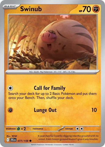 Swinub (077/159) [Scarlet & Violet: Journey Together]