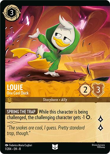 Louie - One Cool Duck (Cold Foil) (1/204) [Reign of Jafar]
