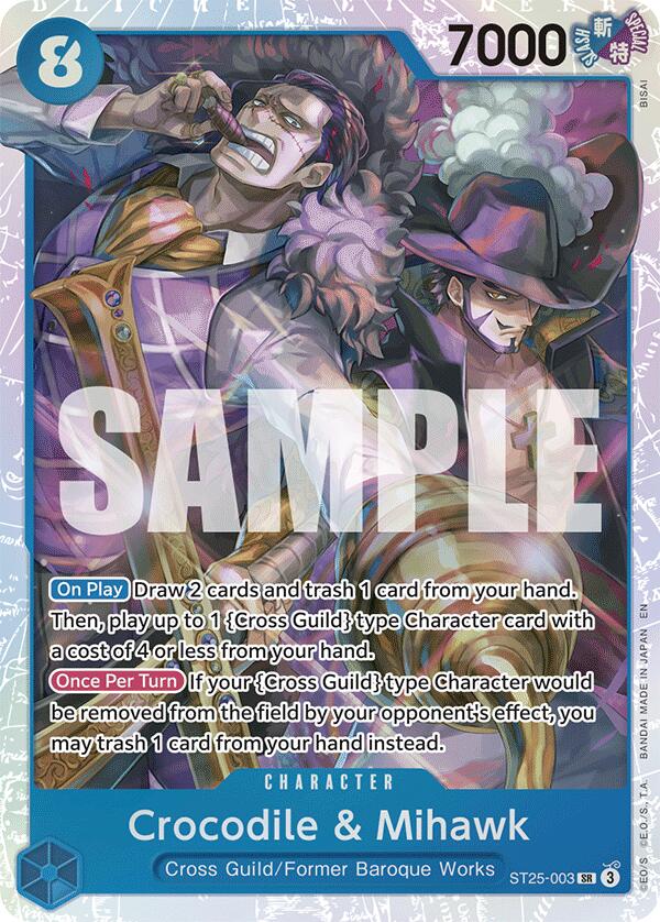 Crocodile & Mihawk [Starter Deck: Blue Buggy]