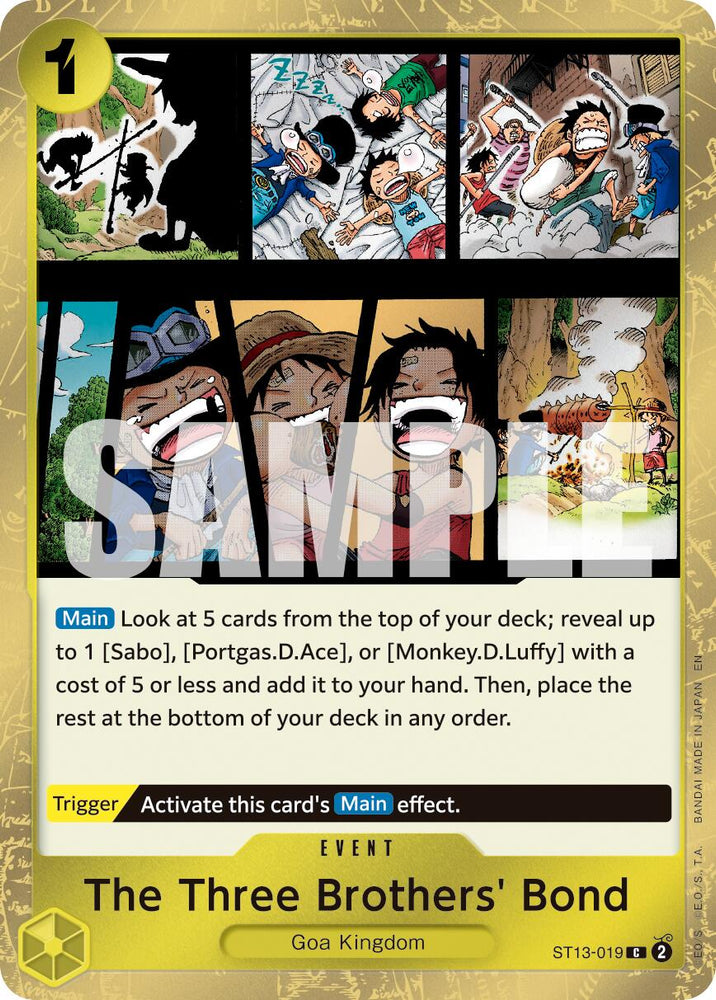 The Three Brothers' Bond (Pirate Foil) [Premium Booster -The Best- Vol. 2]